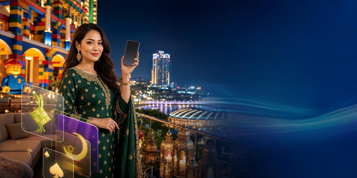 Remaja Malaysia bermain Teen Patti sempena Hari Raya